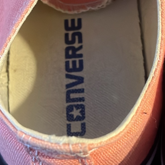 * Converse All Star Peach Unisex Low Top Casual Women’s size 6.5 Sneakers - Picture 5 of 12